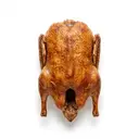 Gans Fleisch, mit Haut, gebraten ohne Fett (Ofen)