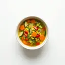 Gemüsebrühe mit Gemüse