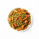 Gemüsemischung Erbsen-Karotten, gebacken