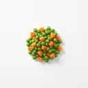 Gemüsemischung Erbsen-Karotten, tiefgefroren, gekocht