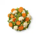 Gemüsemischung Leipziger Allerlei, tiefgefroren, gedünstet