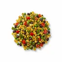 Gemüsemischung mexikanische Art, tiefgefroren, gekocht