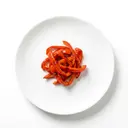 Gemüsepaprika rot, gekocht