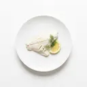 Goldbutt/Scholle, pochiert