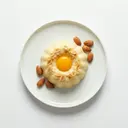 Grießflammeri/Grießpudding, mit Ei und Mandeln