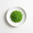 Grüne Erbsen gedünstet