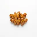 Hähnchen Flügel, mit Haut, mariniert, gebraten ohne Fett (Ofen)