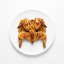Hähnchen ganz, entbeint, mit Haut, gegrillt