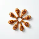 Hähnchen Unterschenkel, mit Haut, gegrillt