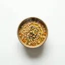 Haferflockensuppe geröstet, mit Gemüsebrühe