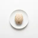 Hammel Hirn, gekocht