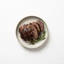 Hase Fleisch, gebraten ohne Fett (Ofen)