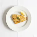 Heilbutt/Weißer Heilbutt, tiefgefroren, gebraten ohne Fett (Pfanne)