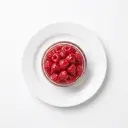 Himbeere mit Süßungsmitteln, Konserve, abgetropft