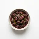 Hirsch Fleisch, geschmort ohne Fett