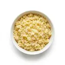 Hirse gedünstet (mit Fett und Salz)