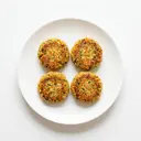 Hirse-Gemüse-Bratlinge gebraten