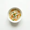 Hühnerbrühe mit Reis