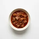 Kalb Gulasch (Bug) geschmort ohne Fett