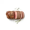 Kalb Hals/Nacken/Kamm, tiefgefroren, gebraten ohne Fett (Ofen)