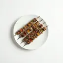 Kalbfleischspieße gegrillt