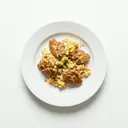 Kalbshirn gebraten mit Ei