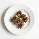 Kalbsleberspießchen gegrillt