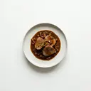 Kalbslende gedünstet, mit Sauce