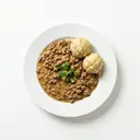 Kalbslungenhaschee sauer mit Sauce