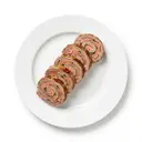 Kalbsroulade mit Lachsschinken (mit Schweinefleisch)