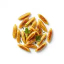 Kartoffel-Schupfnudeln gekocht, gebacken