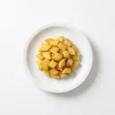 Kartoffeln geschält, roh gebraten