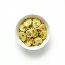 Kartoffelsalat mit Marinade (Gemüsebrühe)