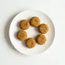 Kichererbsenbratlinge gebraten