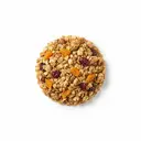 Knuspermüslimischung mit Trockenfrüchten, gesüßt, angereichert mit Vitaminen und Mineralstoffen
