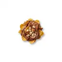 Knusperpraline mit Milchschokolade, Cornflakes und Mandelstückchen