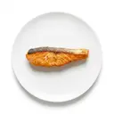 Königslachs gebraten ohne Fett (Pfanne)