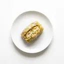 Kohlroulade gedünstet, vegetarisch gefüllt mit Hirse, Tomaten und Schafskäse