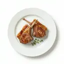 Lammkotelett natur, gebraten