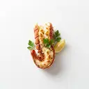 Languste tiefgefroren, gebraten ohne Fett (Pfanne)