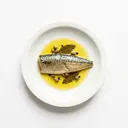 Makrele in Öl, Konserve, abgetropft