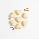 Mandel-Zitronen-Herzen (ohne Fett und Mehl)