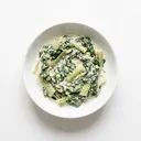 Mangold gedünstet, in Grundsauce hell/weiß