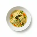 Maultaschen mit Spinatfüllung gegart