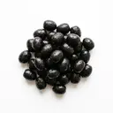 Oliven geschwärzt, in Salzlake, abgetropft