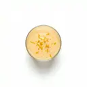 Orangencreme abgeschlagen (mit Gelatine) mit Weißwein