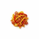 Paprika-Tomaten-Gemüse gedünstet