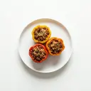 Paprikaschoten mit Hackfleischfüllung, gebacken