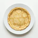 Pfannkuchen/Eierkuchen, mit Milch 3,5 % Fett, gebraten in Butter