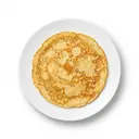 Pfannkuchen/Eierkuchen, ungesüßt, mit Milch 3,5 % Fett, gebraten